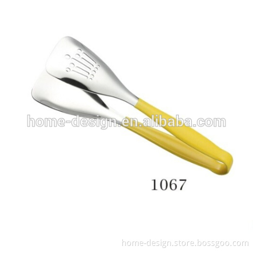 food tong with colorful shape handle